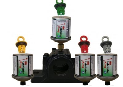 Four automatic Grease lubricators